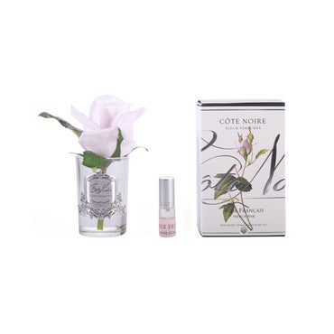 Cote Noire Rose Bud - Clear Silver - French Pink