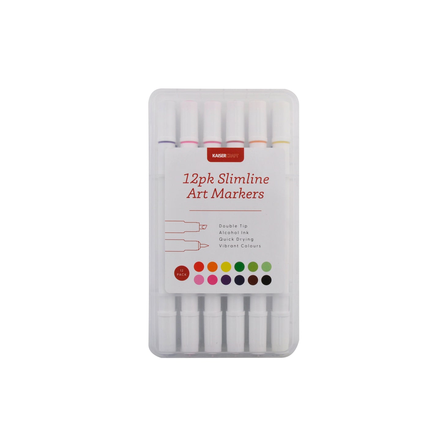Slimline Art Markers 12pk