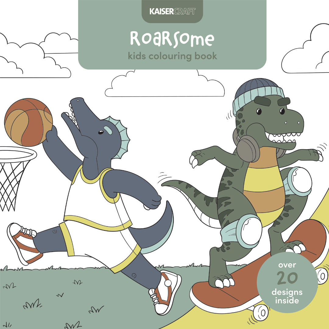 Kaiser Creative Club - Kids Roarsome! Colouring Book