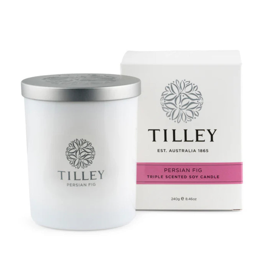 Tilley Persian Fig Soy Candle 240g/ 45 hour