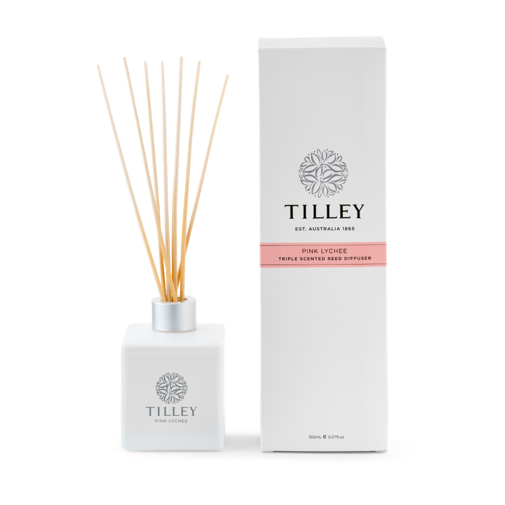 Tilley Pink Lychee Aromatic Reed Diffuser 150ml