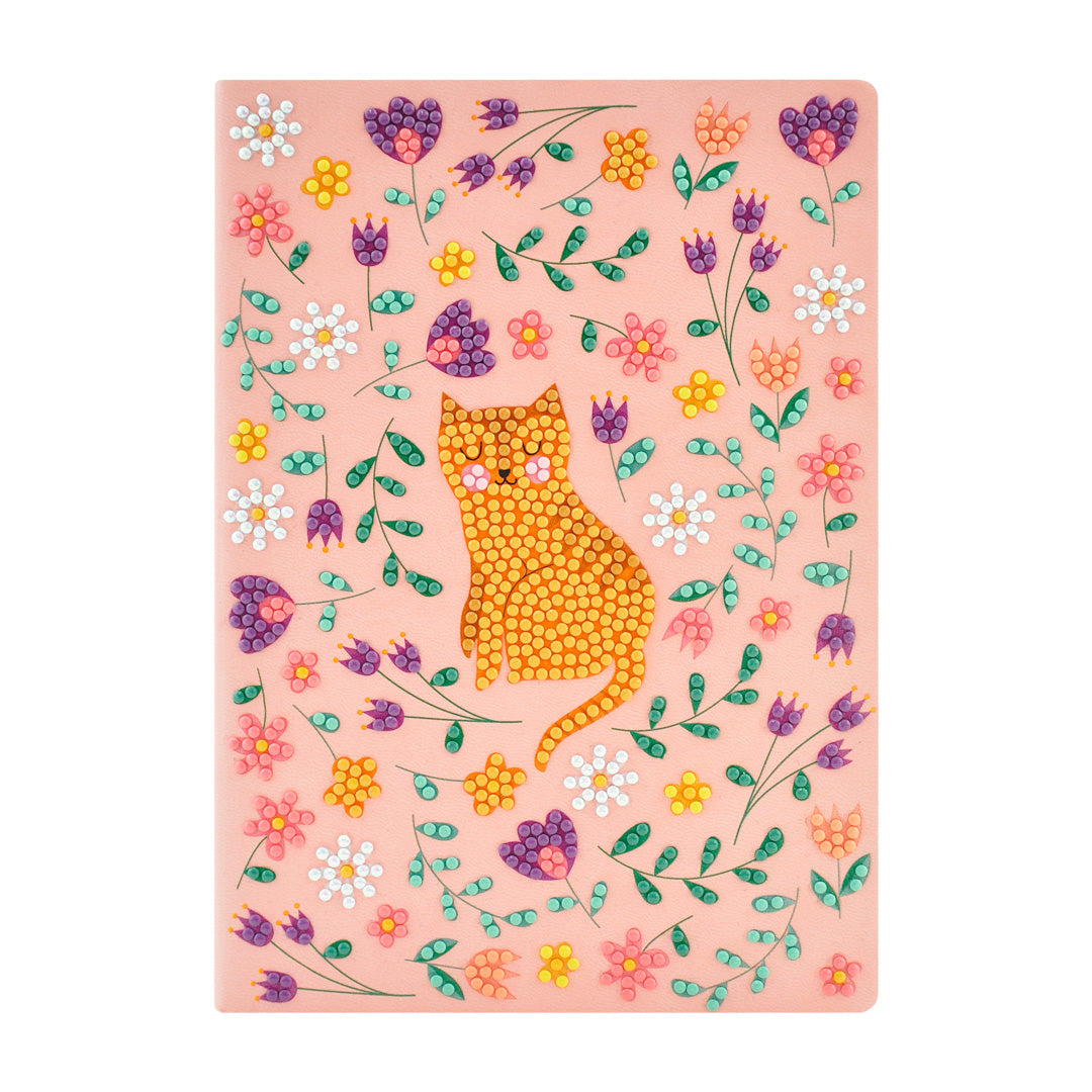 Sparkle Notebook - Happy Cat