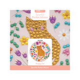 Kaisercraft Sparkle Pocket Mirror - HAPPY CAT ROUND