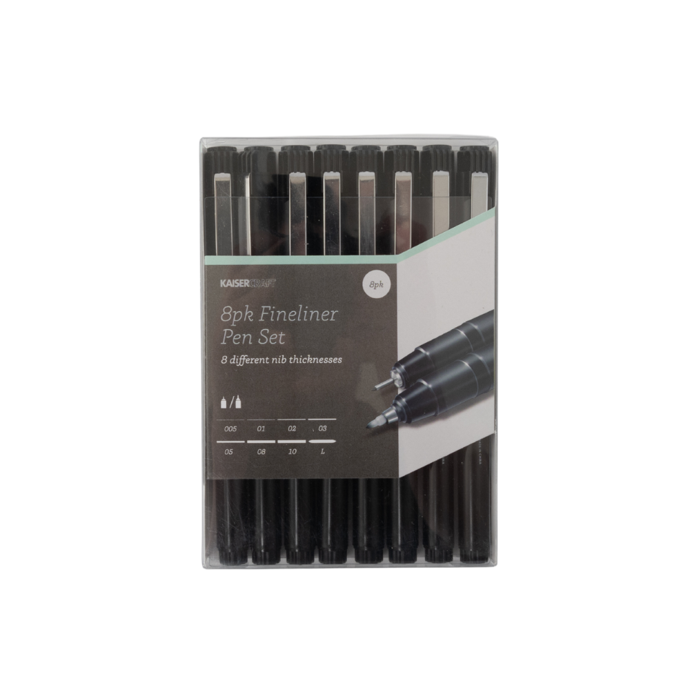 Fineliner Set 8 Pack