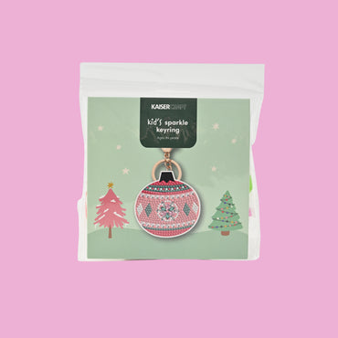 Christmas Sparkle Keyring - Bauble