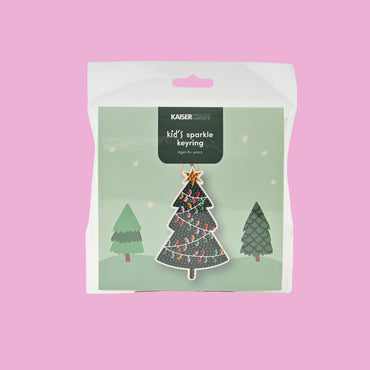Christmas Sparkle Keyring - Tree