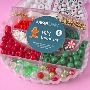 Christmas Kid's Bead Set - Santa