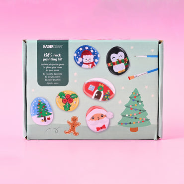 Kid's Christmas Rock Painting Kit