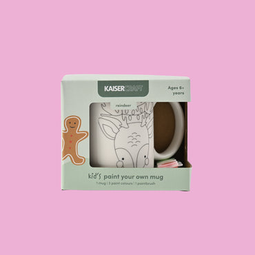 Christmas Paint Your Own Novelty Mug - Reindeer