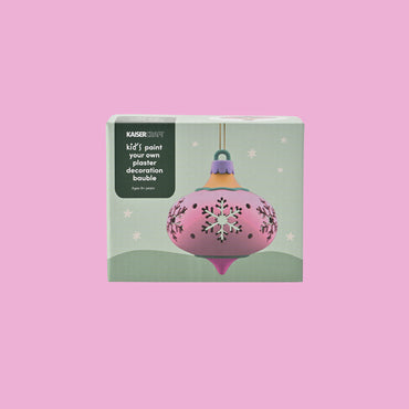 Christmas Plaster Decoration Diamond Coaster - Bauble