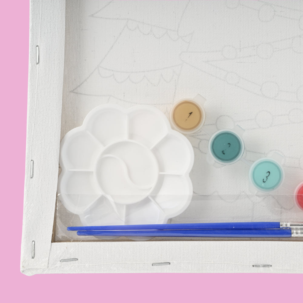 Christmas Paint By Numbers Mini Canvas 30x30cm - O Christmas Tree