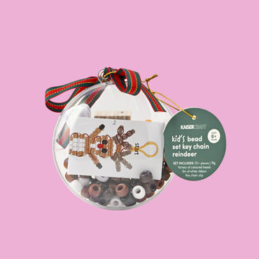 Christmas Bead Set Keychain Decorations - Reindeer
