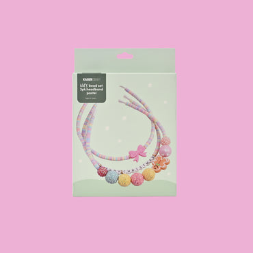 Christmas 3 Pack Bead Set Headband - Pastel