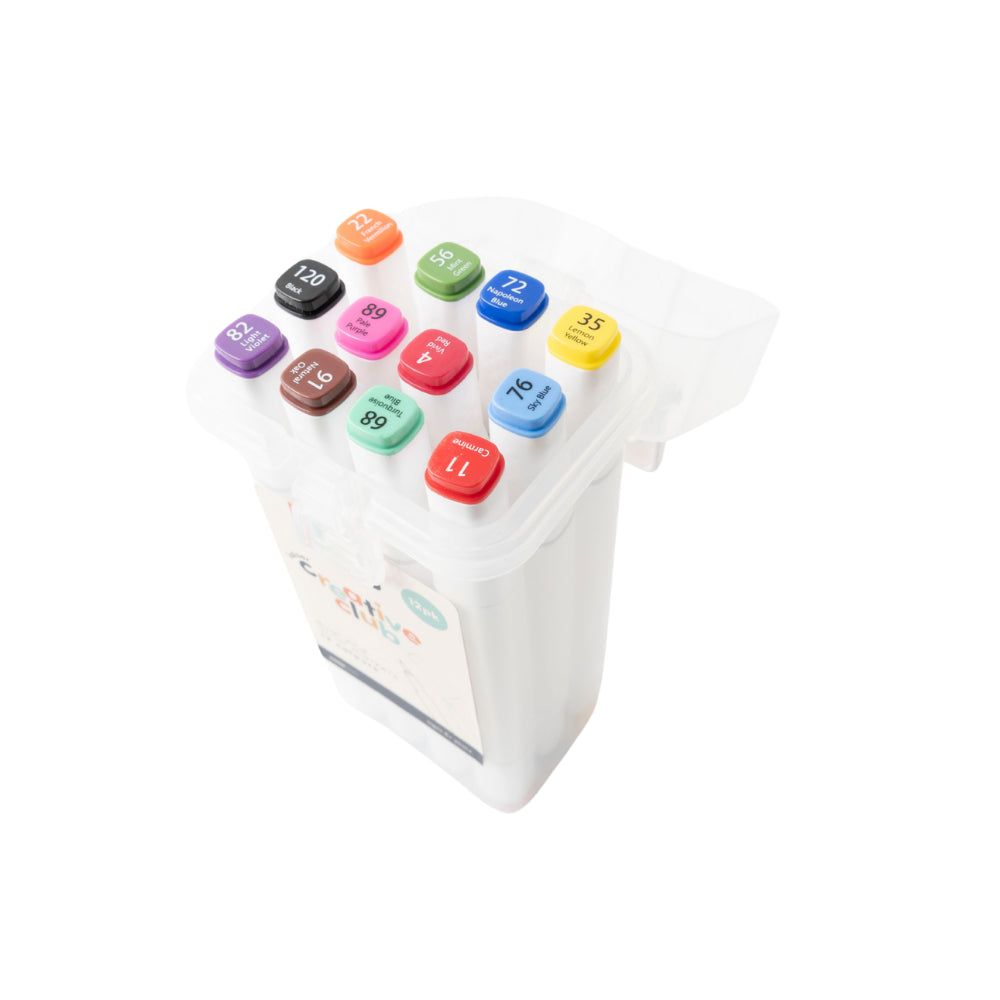 Creative Club Dual End Artist Markers 12pk