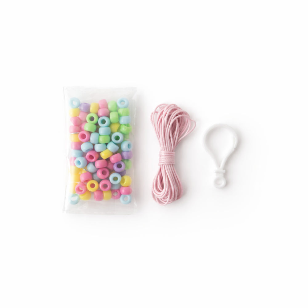 Kids Easter Keychain Bead Set - EGG