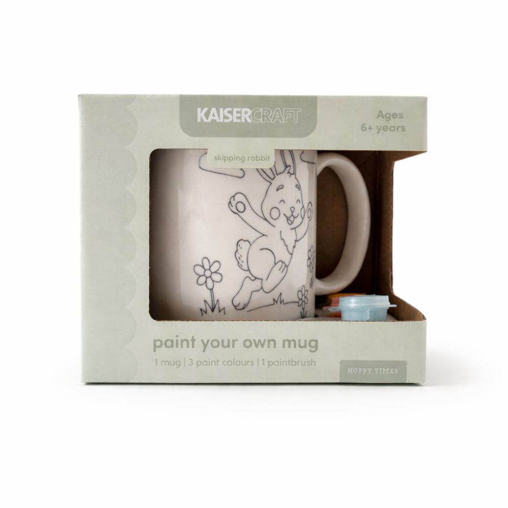 Kids Easter PYO Mug - SKIPPING RABBIT