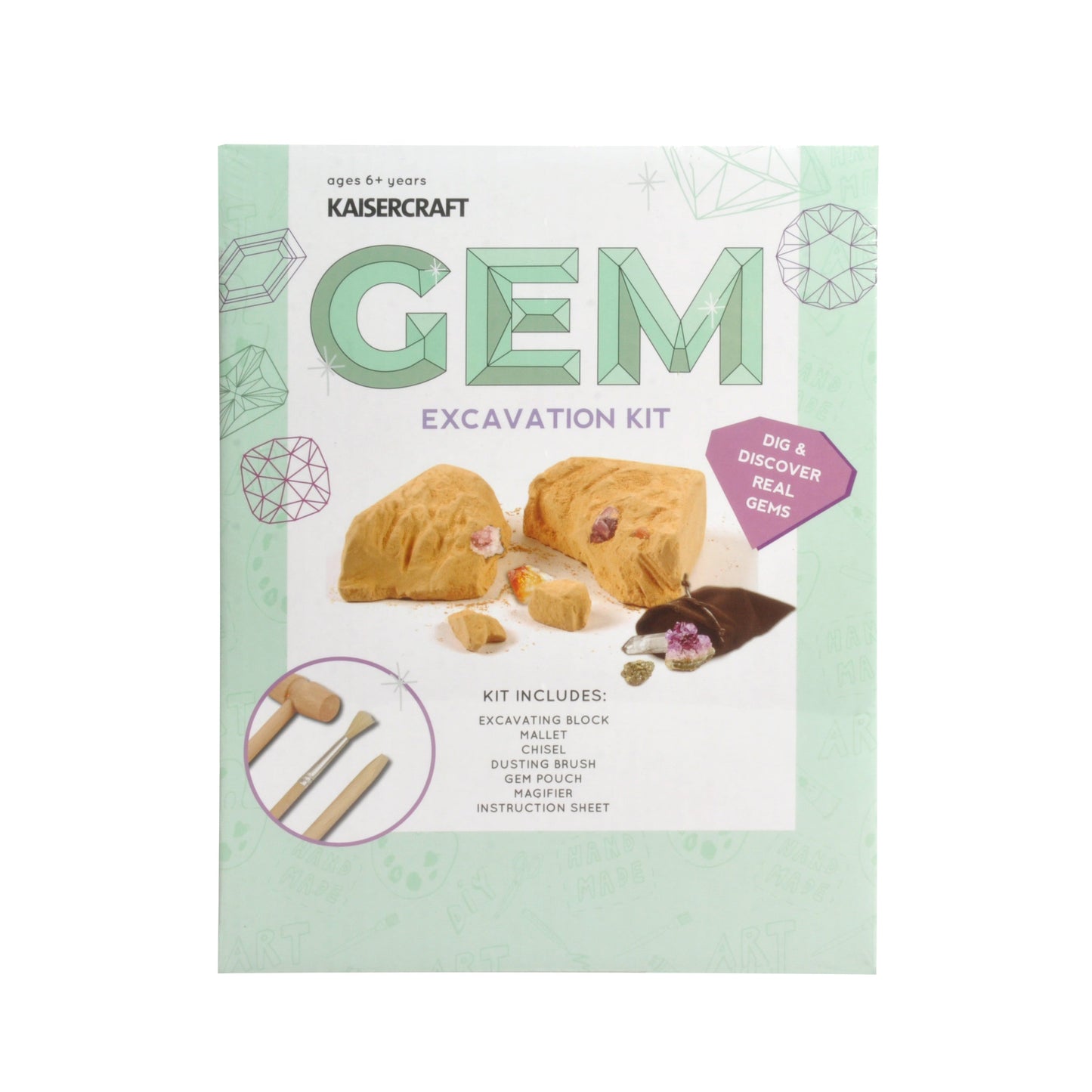 Kaiser Creative Club - Kids Gem Excavation Kit