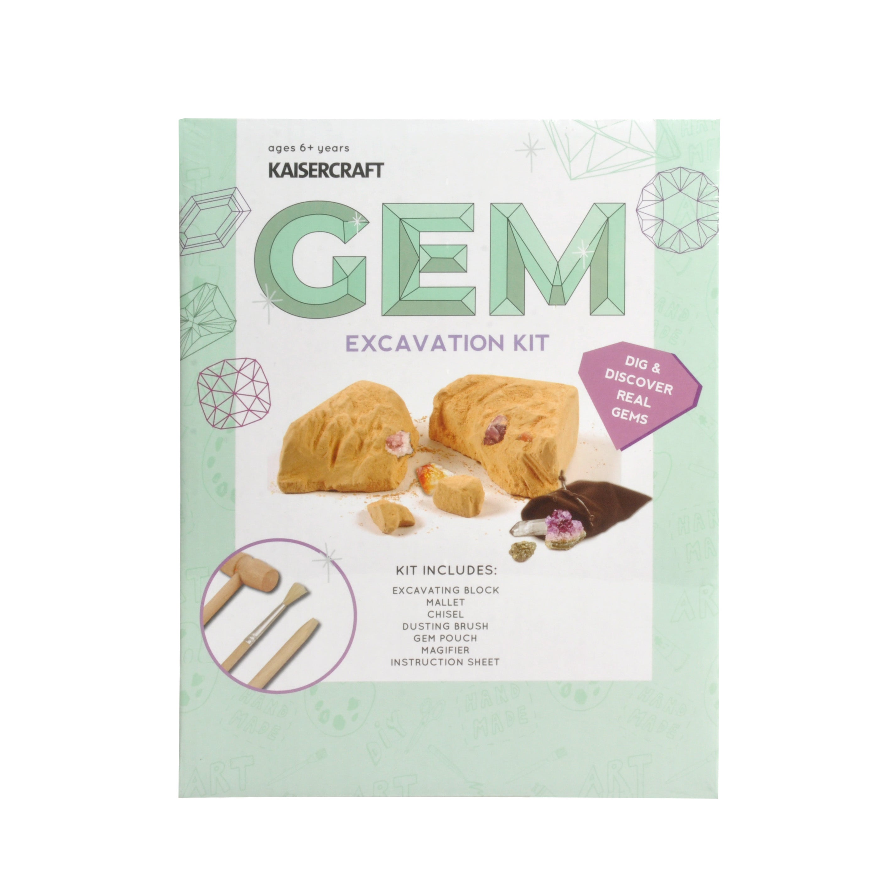 Kaiser Creative Club - Kids Gem Excavation Kit
