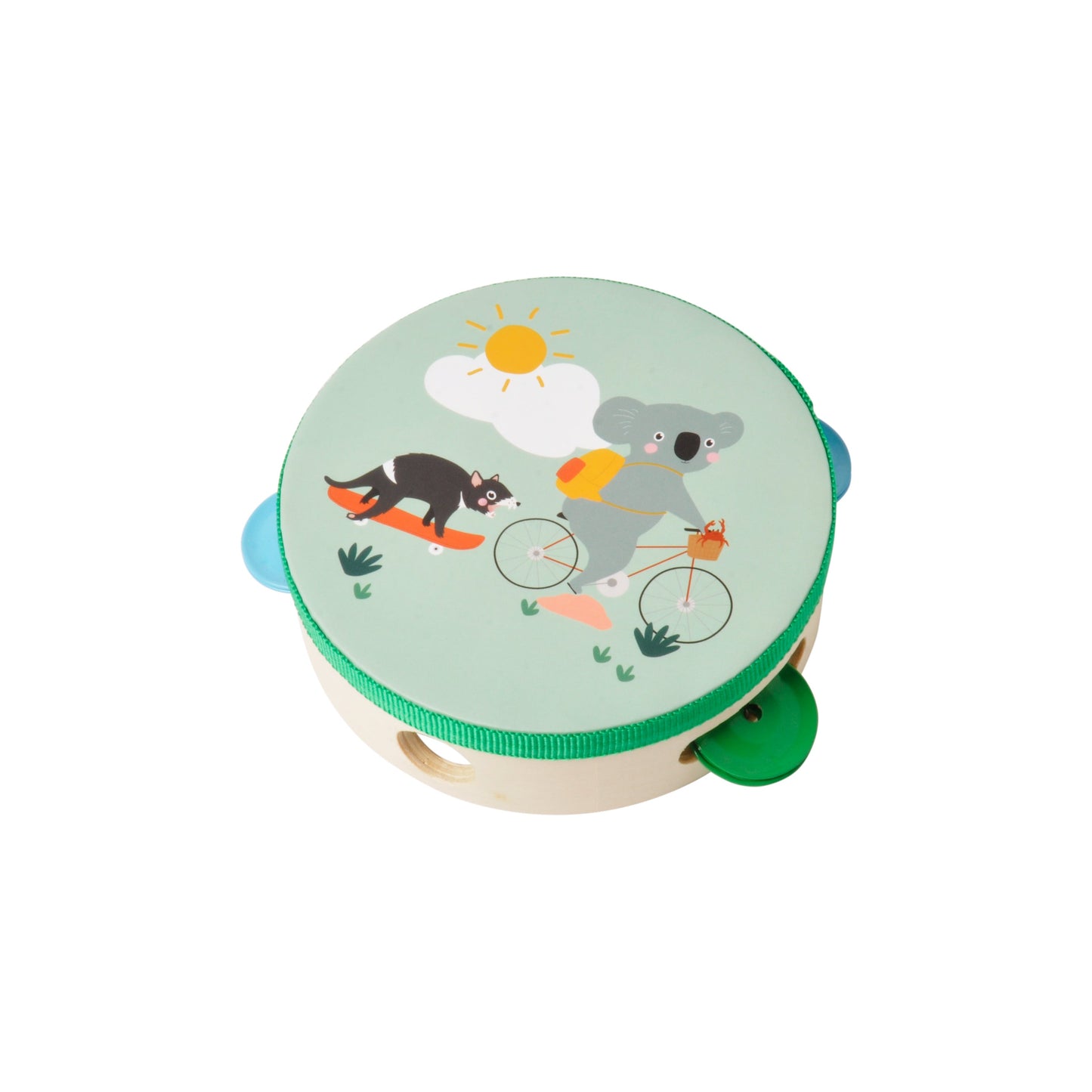 Kaiser Toy Box - Kids Wooden Tambourine - AUSSIE