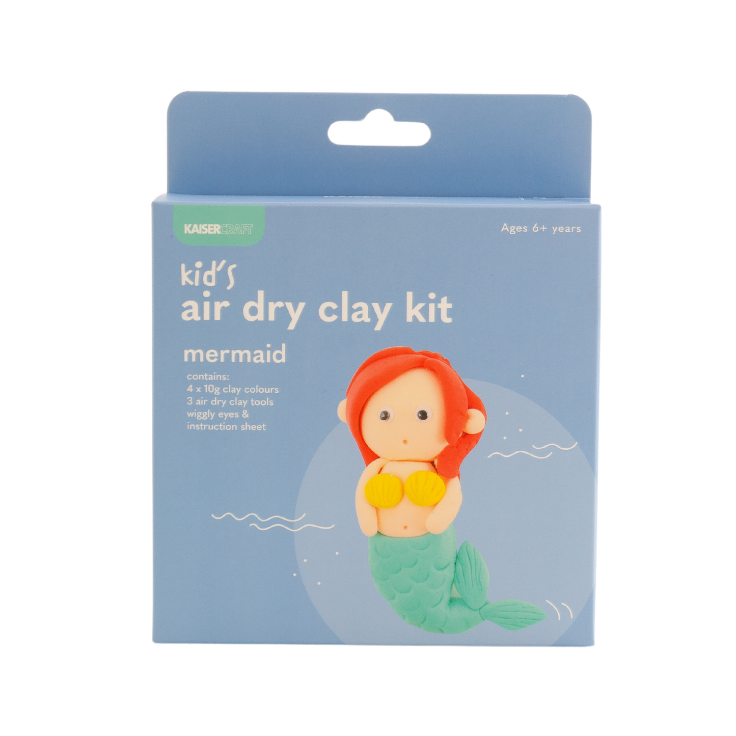 Kaiser Creative Club - Kids Air Dry Modelling Clay Kit Sml - MERMAID