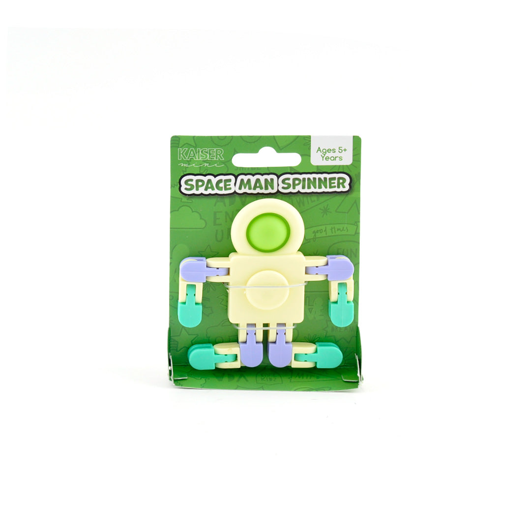 Kaiser Toy Box - Kids Space Man Link Spinner - GREEN