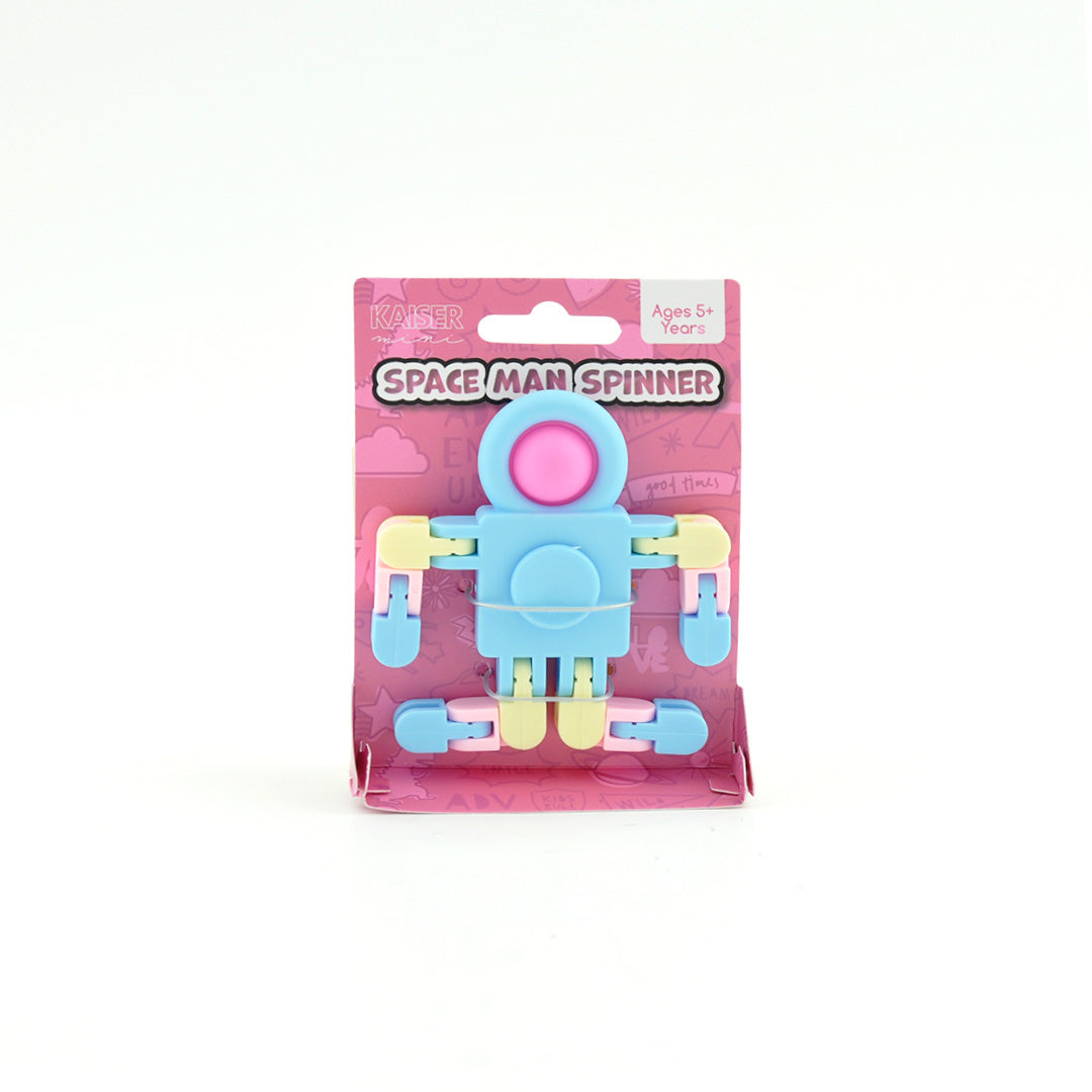 Kaiser Toy Box - Kids Space Man Link Spinner - PINK