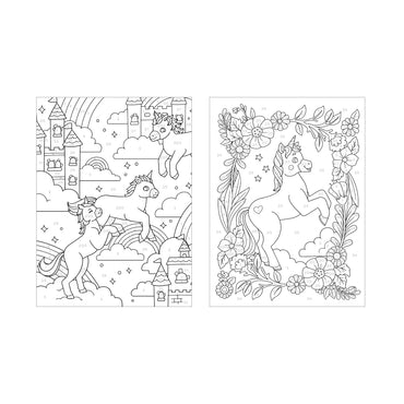 Paint By Numbers 2pk Sheets - Unicorns