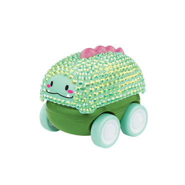 Sparkle Push Car - Green Dinosaur
