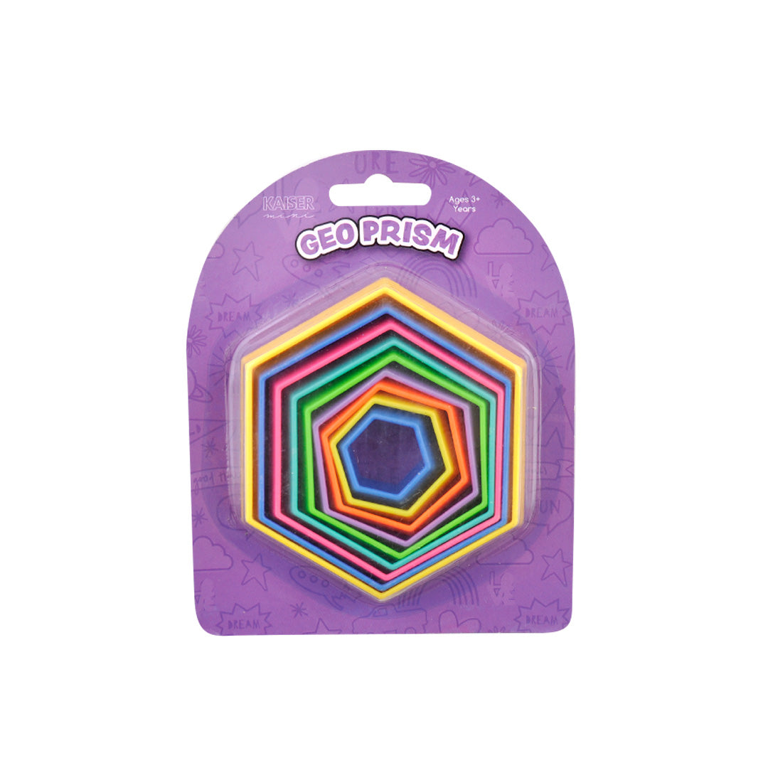 Kaiser Toy Box - Kids Geo Prism - YELLOW HEXAGON