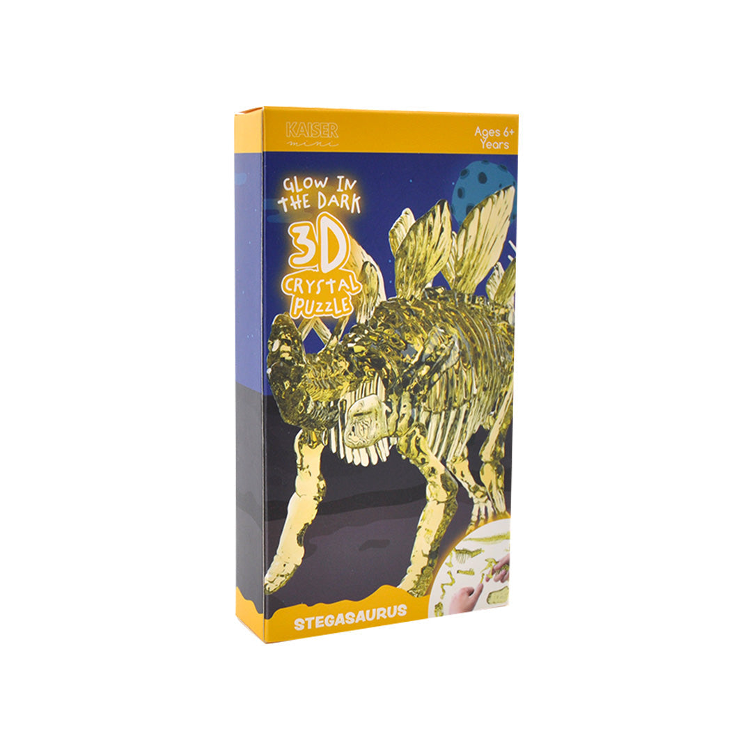 Kaiser Toy Box - Kids 3D Crystal Puzzle - STEGASAURUS
