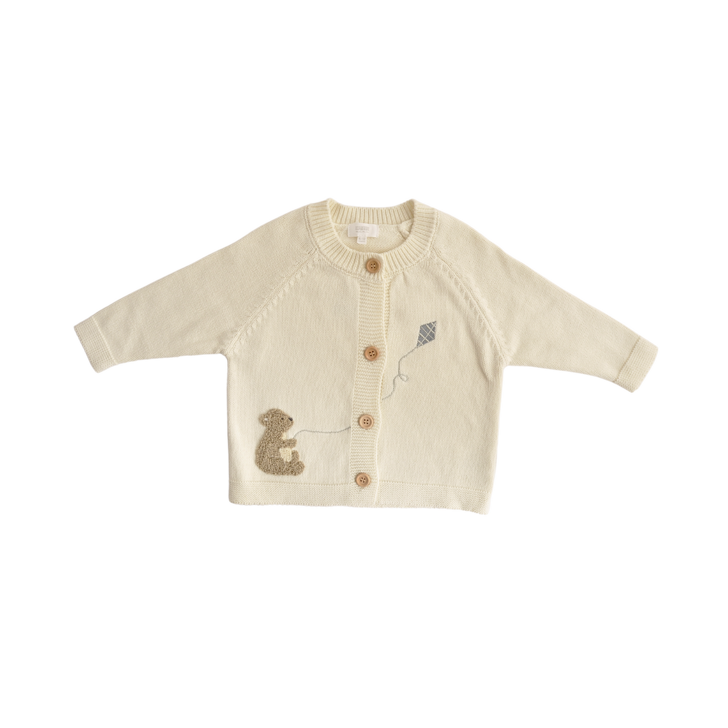Baby Knitted Cardigan BEAR Size 0-6M