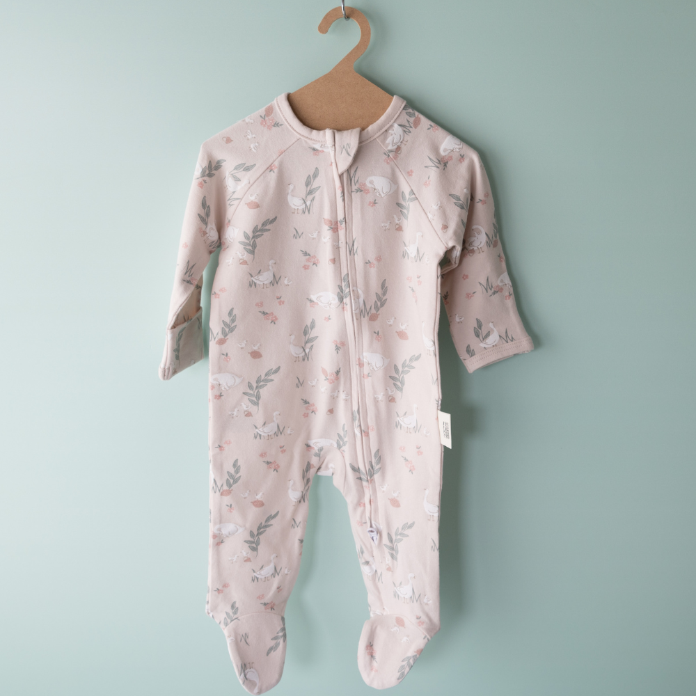 Baby Growsuit - GEESE Size 6-12M
