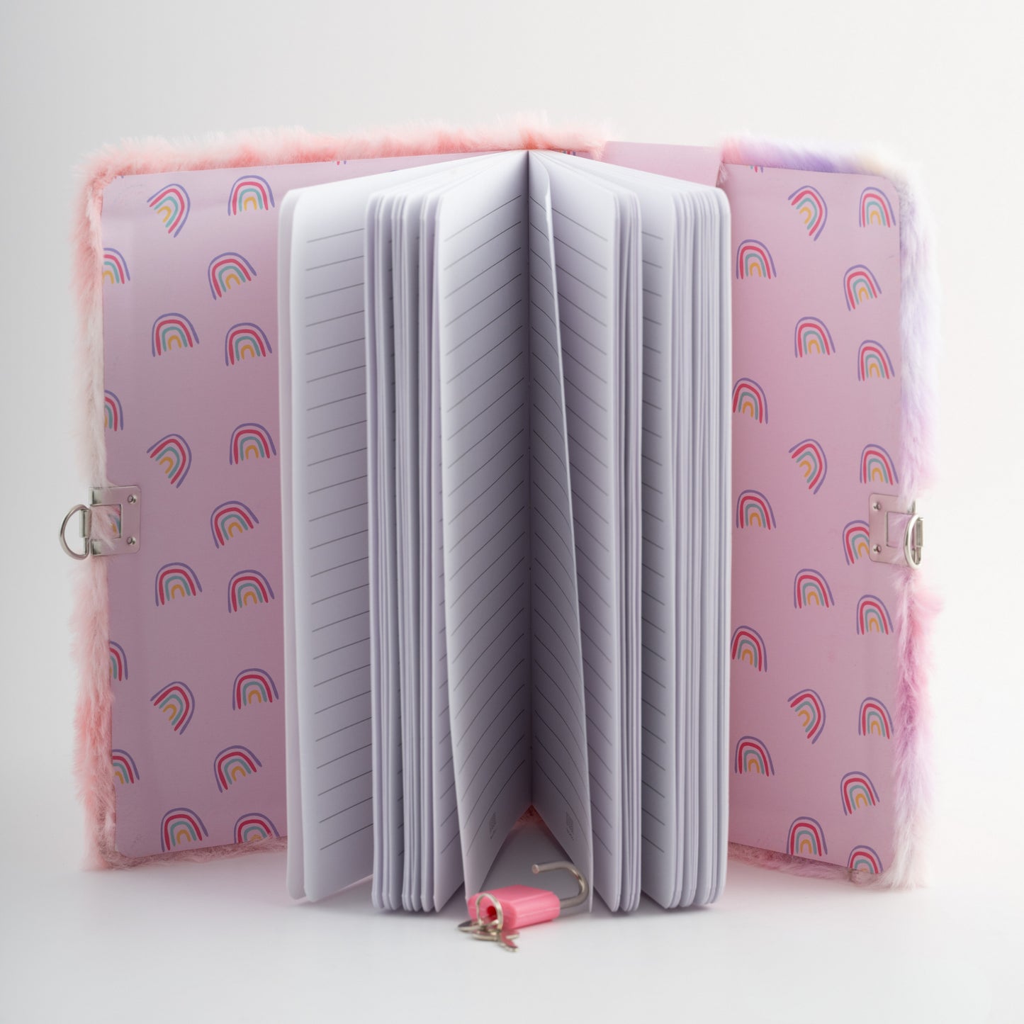 K Mini Lockable Diary - FLUFFY SQUISHY UNICORN