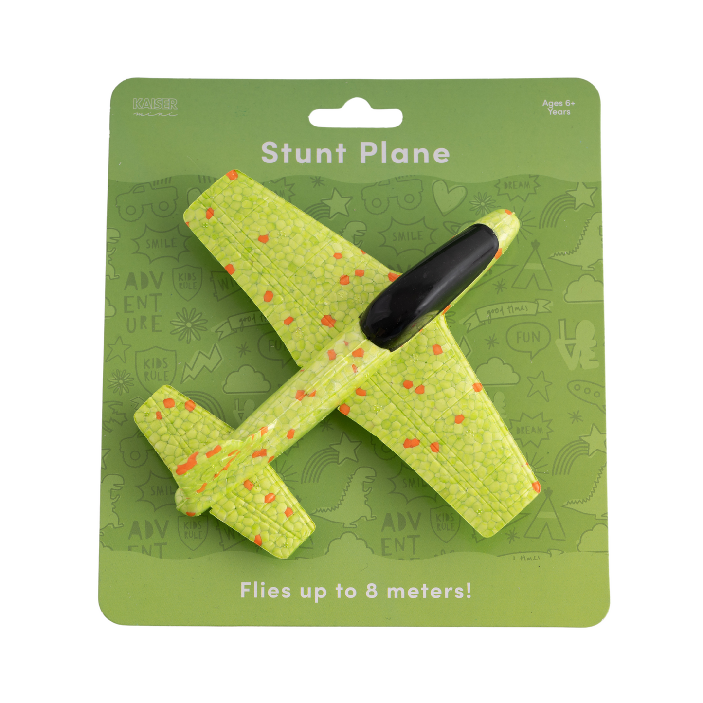 Toy Box - Kids Foam Stunt Plane - GREEN