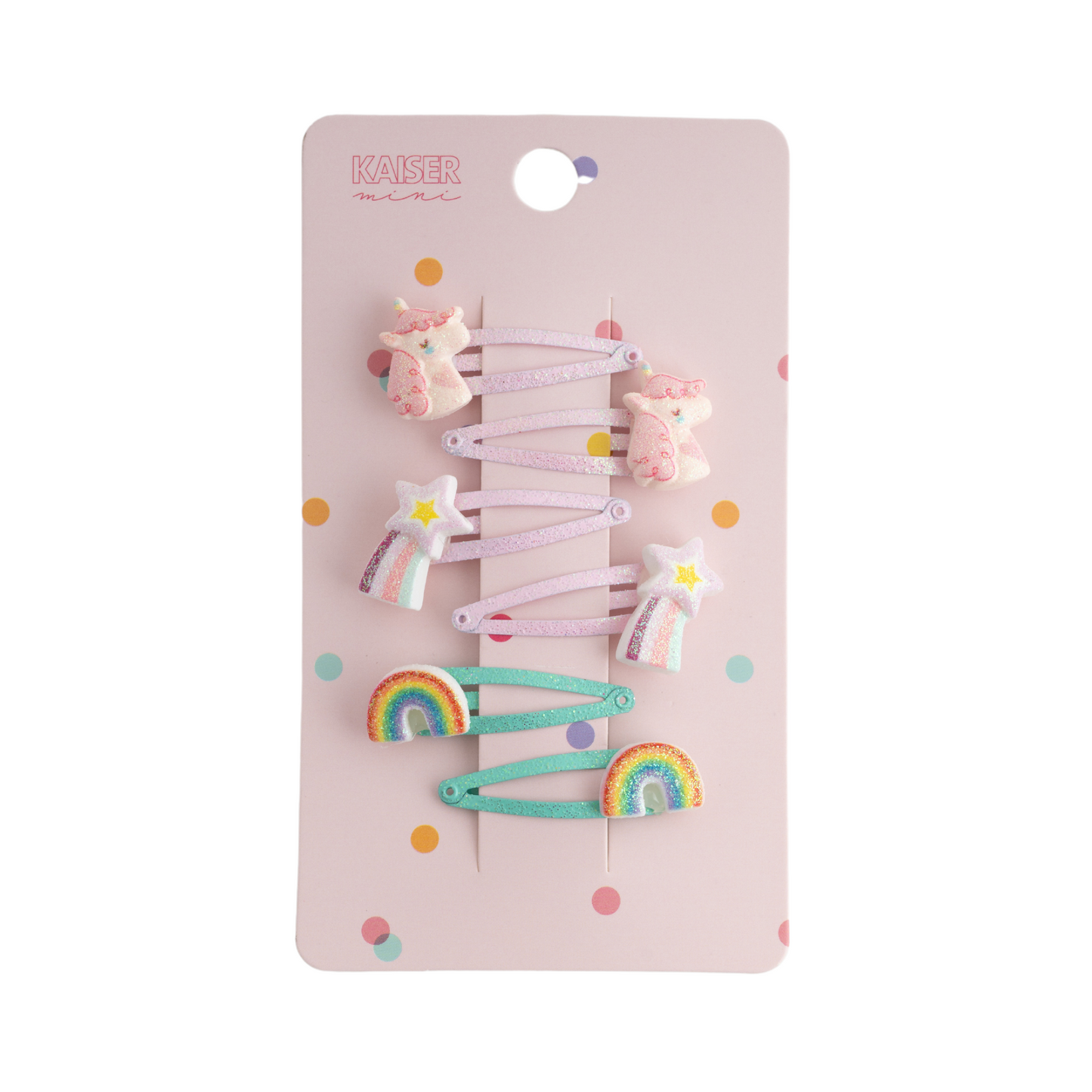 Kids 6pk Hairpin Set - UNICORN/RAINBOW