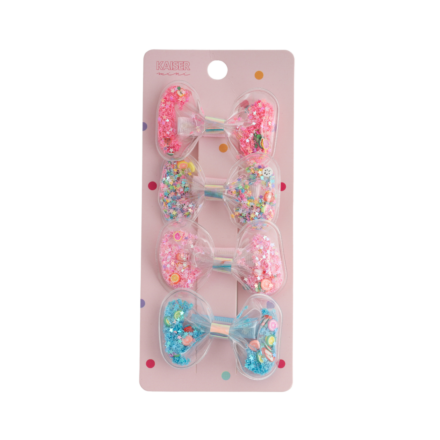 Kids 4pk Sprinkle Clip Set - BOW