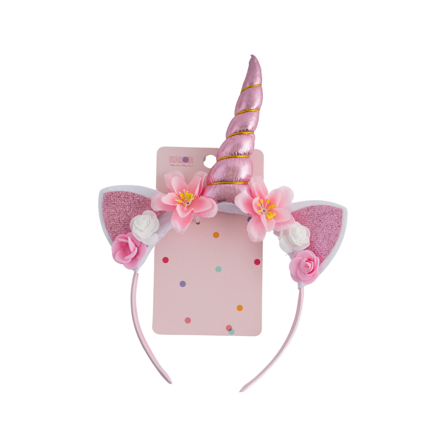 Kids Novelty Headband - UNICORN PINK