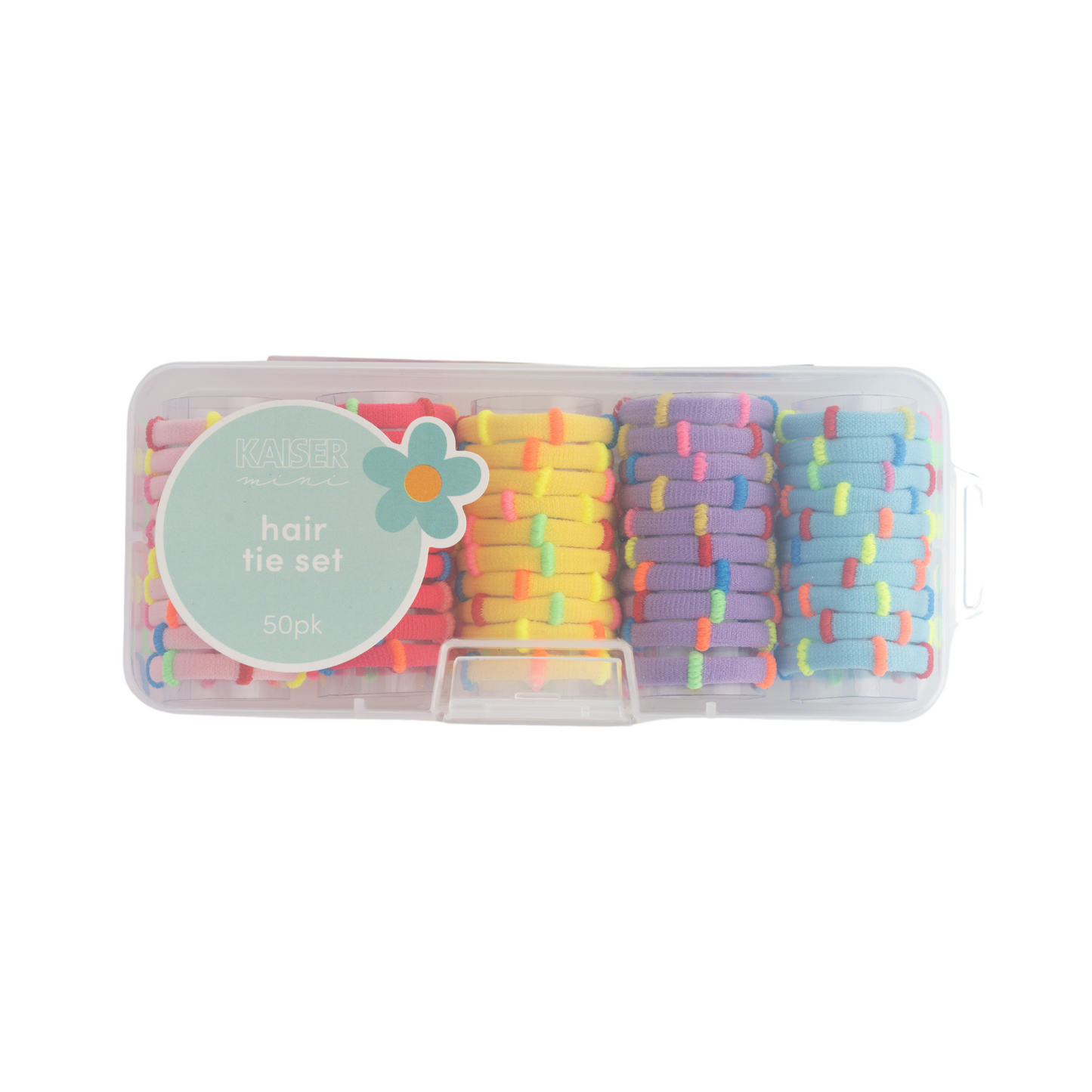 Kids 50pk Hair Tie Set - BRIGHTS
