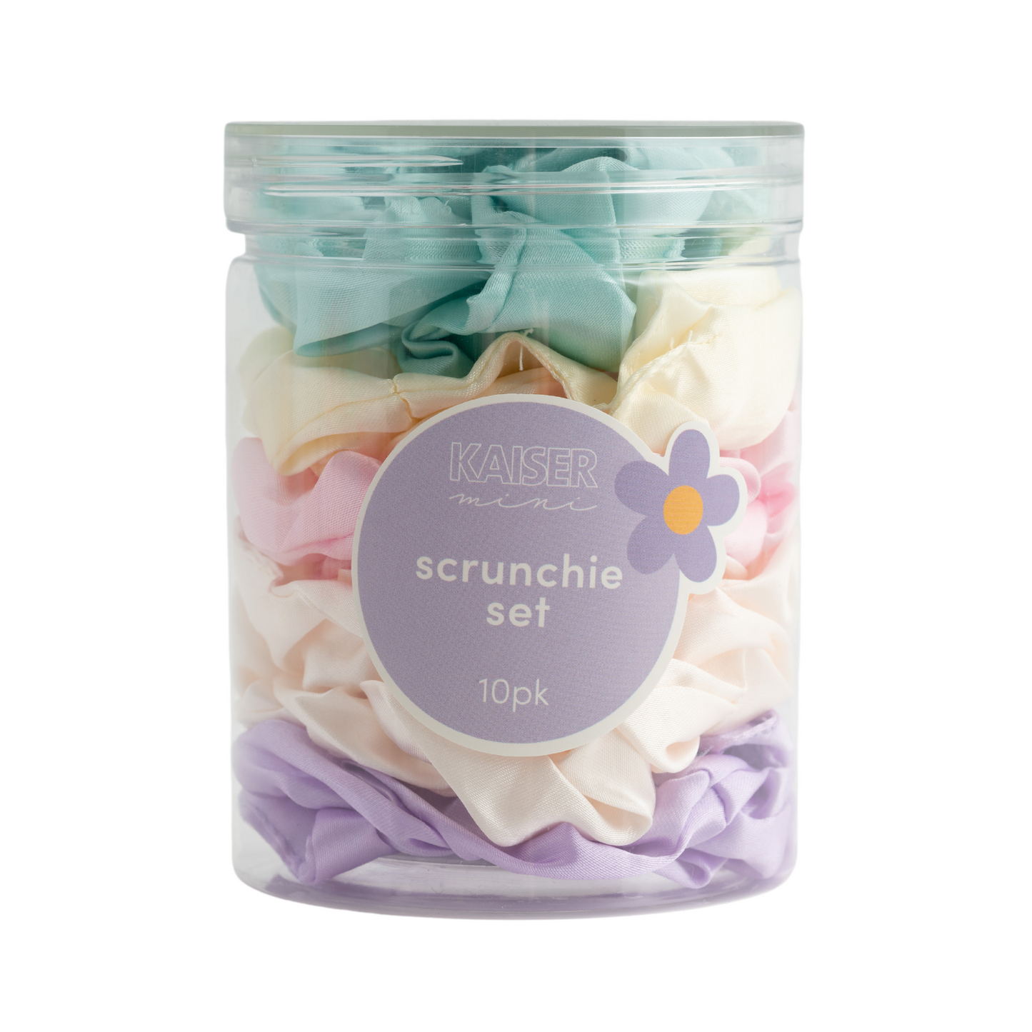 Kids 10pk Scrunchie Set - PASTEL