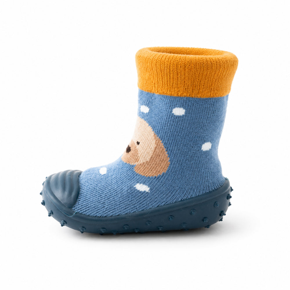Peek-A-Boo Collection Baby Rubber Socks 18-24 months - PUPPY