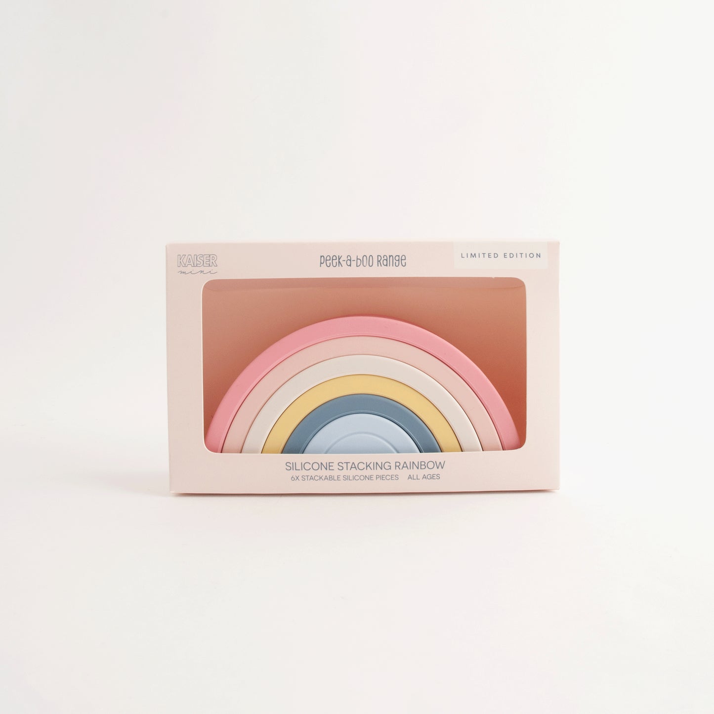 K Mini Baby Silicone Stacker PB - RAINBOW