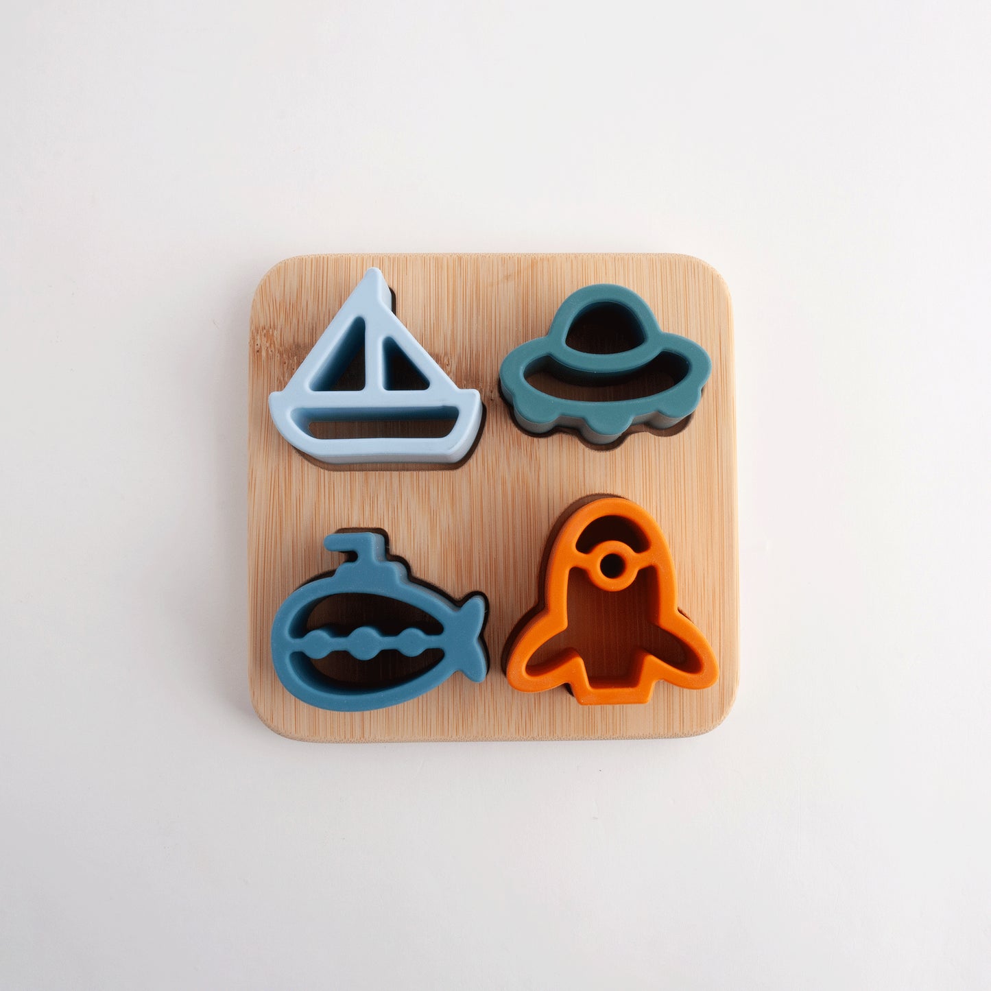 K Mini Baby Silicone Puzzle PB - VEHICLE