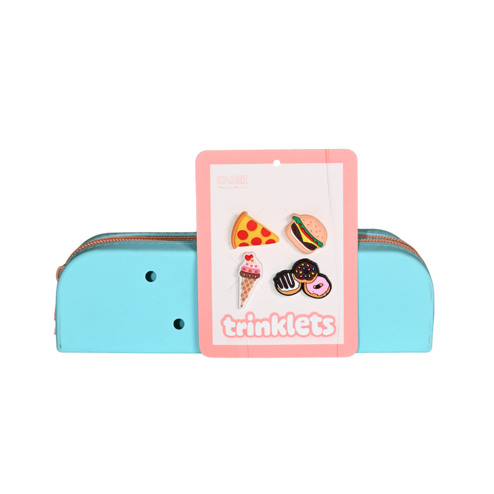 Kids Trinklets Double Zip Pencil Case - TREATS