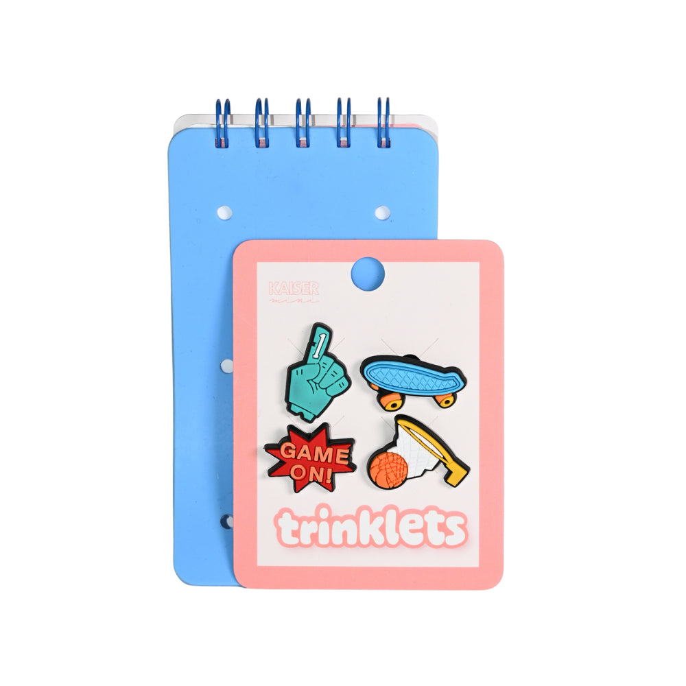 Kids Trinklets Med Notebook - GAME ON