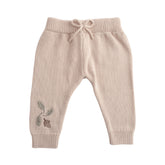 Baby Knit Jogger - OATMEAL Size 6-12M
