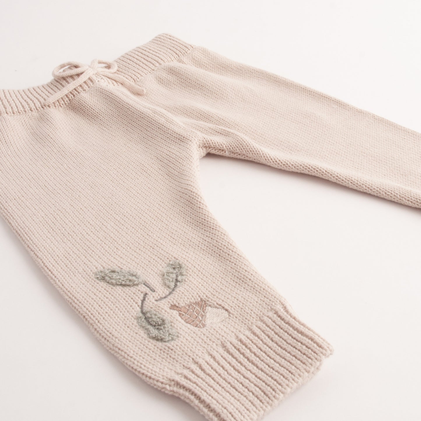 Baby Knit Jogger - OATMEAL Size 6-12M