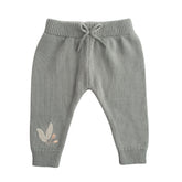 Baby Knit Jogger - DUSTY BLUE Size 6-12M