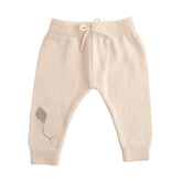Baby Knit Jogger - CREAM Size 0-6M