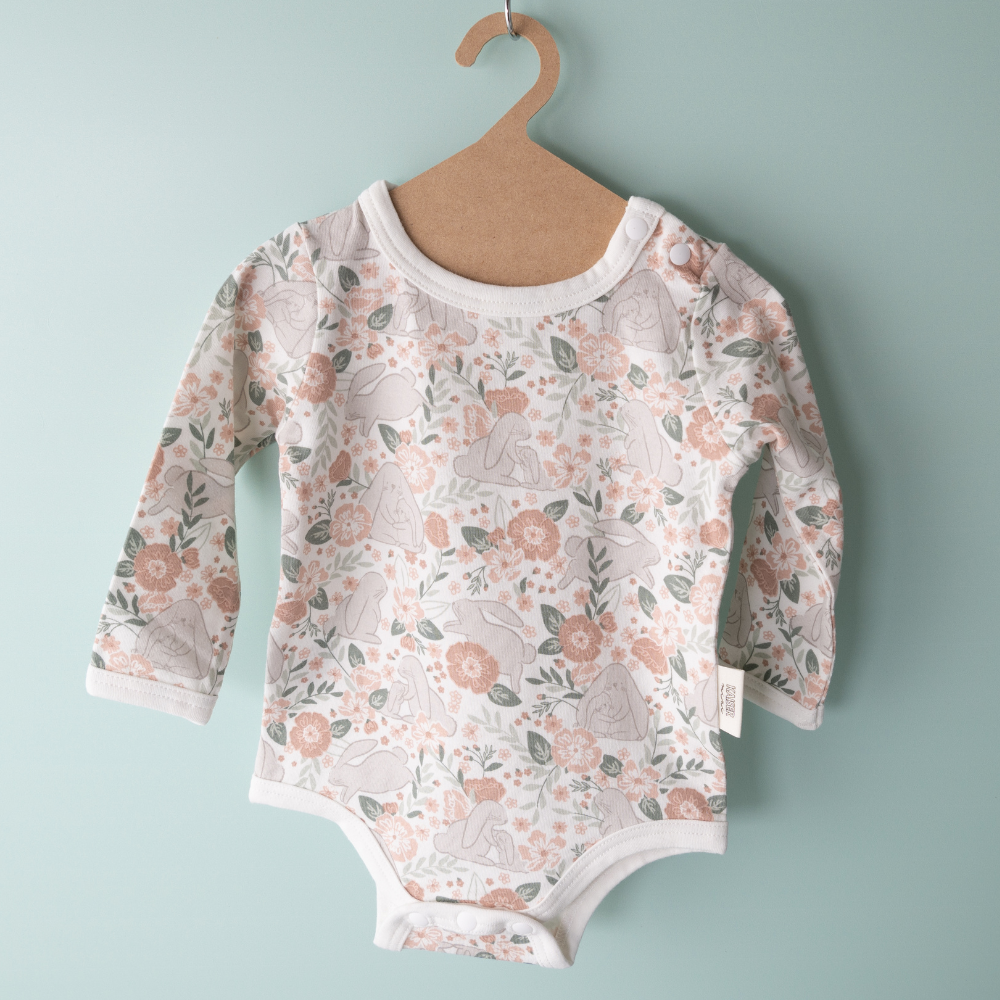 Baby Bodysuit - BUNNY Size 0-3M