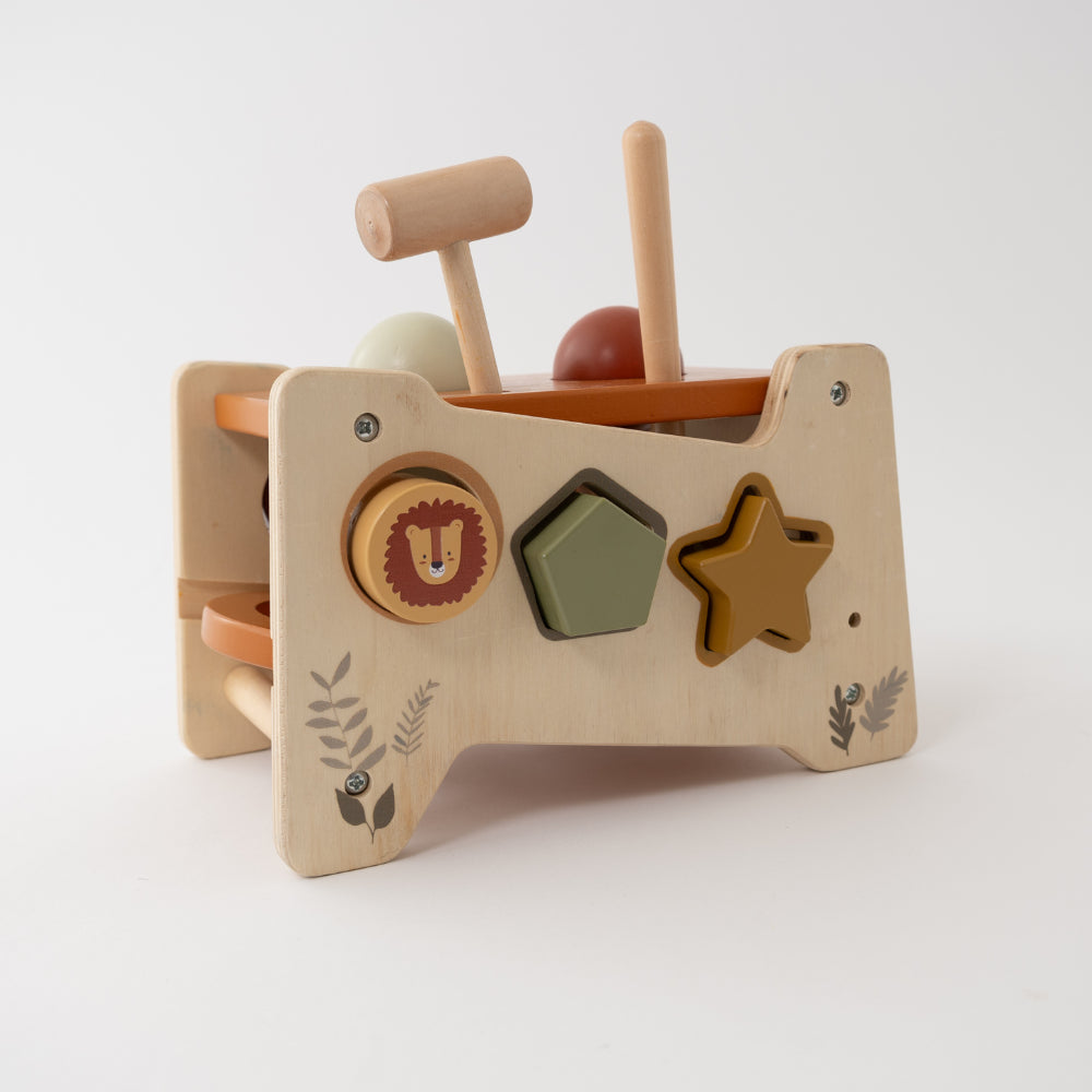 K Mini Baby Wooden Toys - Musical Wooden Play Bench